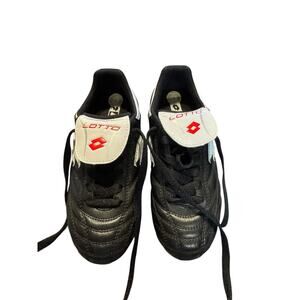 Lotto Size 1.5 Black White Soccer Cleats